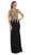 Dancing Queen - 9074 Lace Illusion Jewel Evening Dress In Black