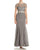 Mignon - Embellished Long Dress VM1730B in Gray