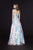 Angela & Alison - 91017 Sequined Strapless A-Line Gown In Pink
