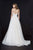 Angela & Alison - 91032 Beaded Strapless Ballgown In White