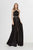 Angela & Alison - 91064 Strappy Halter A-Line Gown In Black