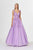 Angela & Alison - 91088 Embroidered Deep Sweetheart A-line Dress In Purple