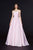 Angela & Alison - 91136 Strapless Pleated Chiffon A-line Dress In Purple