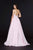 Angela & Alison - 91136 Strapless Pleated Chiffon A-line Dress In Purple