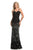 Johnathan Kayne - 9121 Embellished Sweetheart Fitted Dress In Black