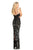 Johnathan Kayne - 9121 Embellished Sweetheart Fitted Dress In Black