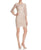 Aidan Mattox - 54472460 Bateau Quarter Bell Sleeve Dress in Neutral