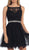 Dancing Queen - 9139 Sleeveless Lace Illusion Cocktail Dress