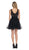 Dancing Queen - 9139 Sleeveless Lace Illusion Cocktail Dress