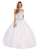 Dancing Queen - 9148 Metallic Embroidered Strapless Formal Ball Gown