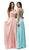 Dancing Queen - 9150 Intricately Bejeweled Illusion Two Piece- Prom Dress in Pink