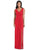 After Six - 6799 V-Neck Sleeveless Evening Dress with Slit In Red