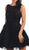 Dancing Queen - 9169 Embroidered Bodice Baby Doll Prom Dress