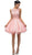 Dancing Queen - 9169 Embroidered Bodice Baby Doll Prom Dress