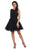 Dancing Queen - 9169 Embroidered Bodice Baby Doll Prom Dress