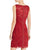Aidan Mattox - Lace Cocktail Dress 54473080 in Red