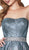 Cinderella Divine - 9175 Strapless Semi-Sweetheart Beaded Ballgown In Blue