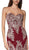Cinderella Divine - Lace Appliqued Mermaid Gown 9179 In Red and Gold