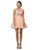 Dancing Queen - 9179 Flirty Jeweled Illusion Sweetheart Neck Polyester A-Line Dress in Pink