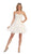 Dancing Queen - 9181 Stunning Embellished Bodice Ruffled Skirt Cocktail Dress