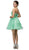Dancing Queen - 9181 Stunning Embellished Bodice Ruffled Skirt Cocktail Dress