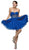 Dancing Queen - 9183 Strapless Jeweled Tiara Motif Cocktail Dress