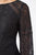 Adrianna Papell - AP1D102465 Quarter Length Sleeve Lace Shift Dress In Black