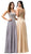 Dancing Queen - 9191 Lace Appliqued Chiffon Prom Dress