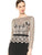 Tadashi Shoji - Sequined Lace Long Sleeve Sheath Dress In Brown and Black