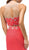 Dancing Queen - 9200 Bejeweled Two-piece Garland Motif Long Prom Dress In Pink