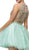 Dancing Queen - 9213XL Embellished Two Piece Prom Dress