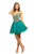 Johnathan Kayne - 9214 Appliqued Sweetheart Cocktail Dress In Green