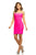 Johnathan Kayne - 9218 Embellished Illusion Neck Sheath Dress In Pink