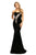 Johnathan Kayne - 9223 Bead Embellished Strapless Mermaid Gown In Black