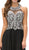 Dancing Queen - 9233 Jewel Adorned Illusion Chiffon Prom Dress In Black