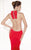 Tarik Ediz - Jeweled Illusion Gown 92425 in Red