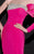 Tarik Ediz - One Sleeve Asymmetrical Illusion Gown  92451 in Pink