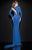 Tarik Ediz - Embellished Cutouts Evening Gown 92464 in Blue