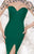 Tarik Ediz - Sheer High Neckline Evening Gown  92486 in Green