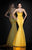 Tarik Ediz - Crystal Ornate Corset Gown  92487 in Yellow