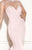 Tarik Ediz - Lace Detailed Sleeveless Crepe Gown 92498 in Pink