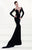 Tarik Ediz - Jeweled Mermaid Gown 92518 in Black