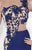 Tarik Ediz - One Shoulder Illusion Beaded Gown 92541 in Blue