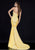 Tarik Ediz - Lace Sweetheart Mermaid Gown 92545 in Yellow