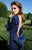 Tarik Ediz - Bow Accented Gown  92563 in Blue