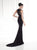 Tarik Ediz - Ornate Jewel Gown 92569 in Black