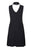 Taylor - 9256M Turtle Neck Cutout Back A-Line Dress In Black