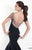 Tarik Ediz - Sweetheart Neckline Evening Gown 92593 in Black