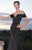 Tarik Ediz - Jeweled Off-Shoulder Gown 92614 in Black