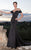 Tarik Ediz - Jeweled Off-Shoulder Gown 92614 in Black